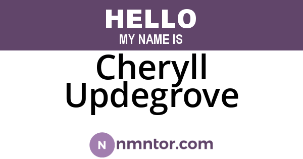 Cheryll Updegrove
