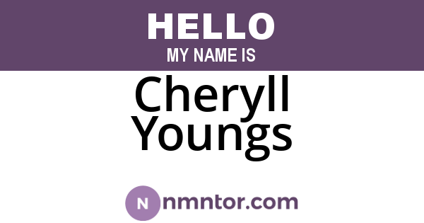 Cheryll Youngs