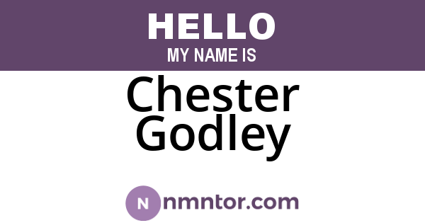 Chester Godley