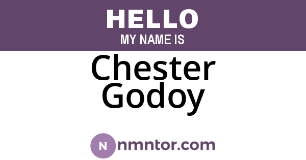 Chester Godoy