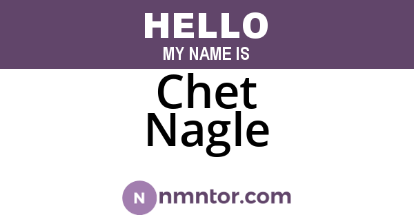 Chet Nagle