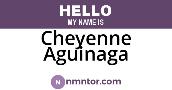 Cheyenne Aguinaga
