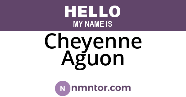 Cheyenne Aguon