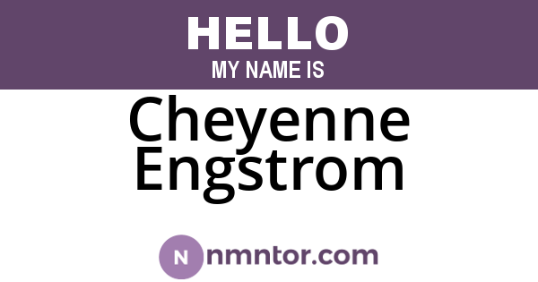 Cheyenne Engstrom