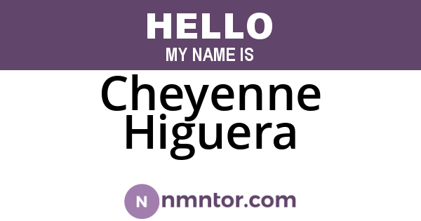 Cheyenne Higuera