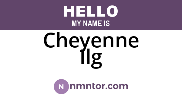 Cheyenne Ilg
