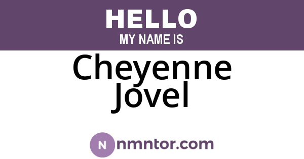 Cheyenne Jovel