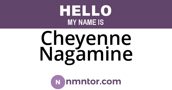 Cheyenne Nagamine