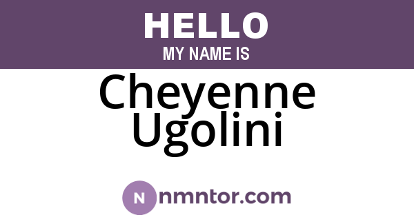 Cheyenne Ugolini