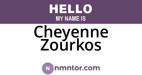 Cheyenne Zourkos