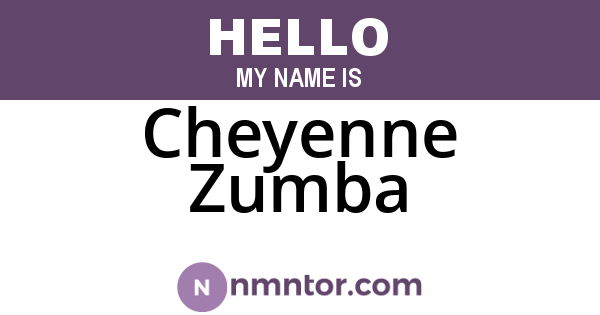 Cheyenne Zumba