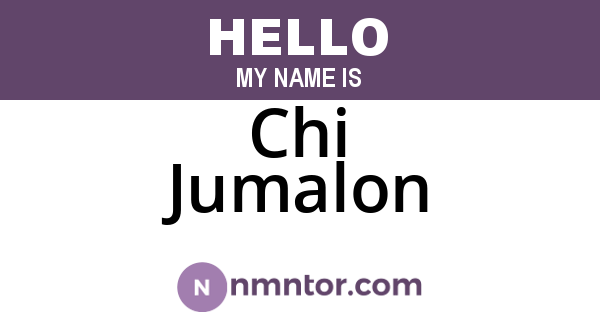Chi Jumalon