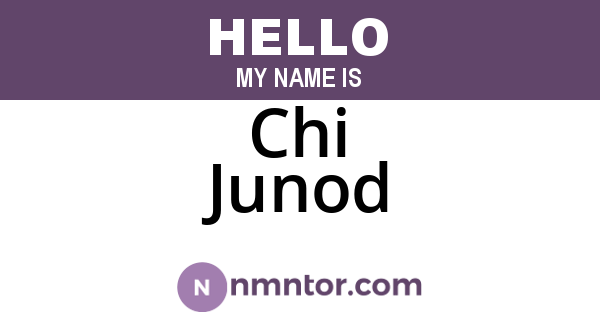Chi Junod