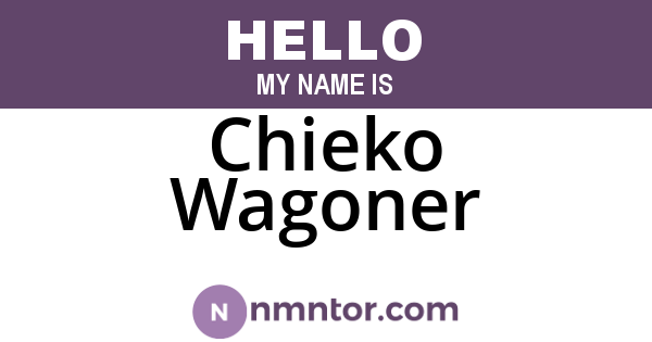 Chieko Wagoner
