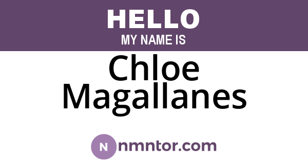 Chloe Magallanes