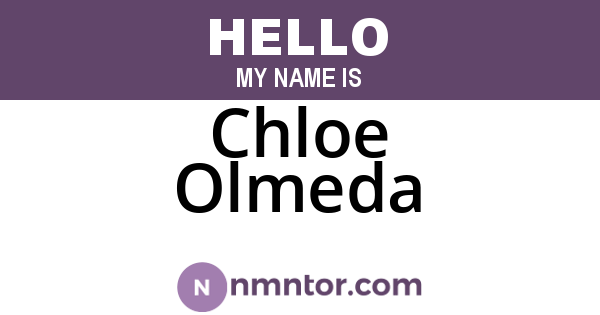 Chloe Olmeda