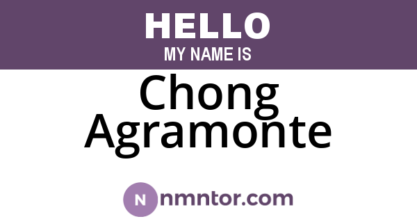 Chong Agramonte