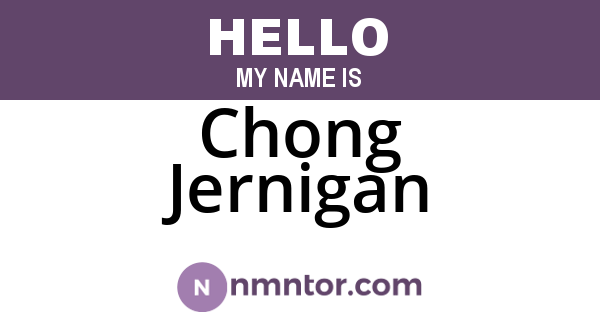Chong Jernigan