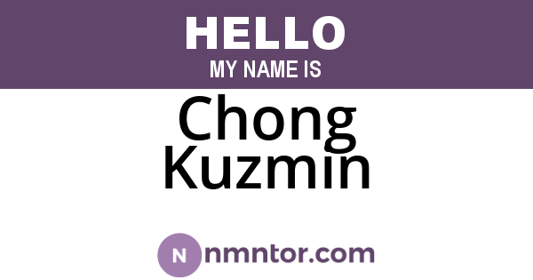 Chong Kuzmin