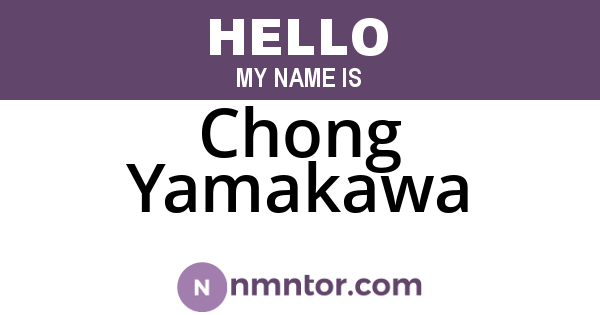 Chong Yamakawa
