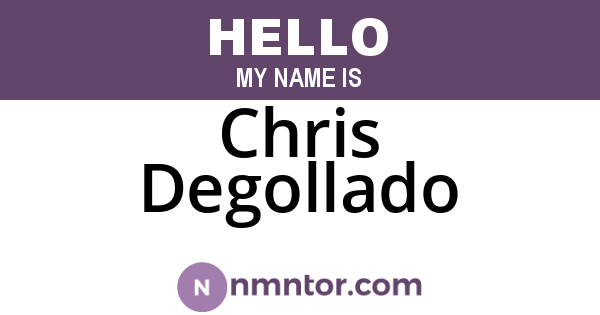 Chris Degollado