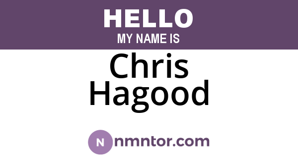 Chris Hagood