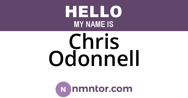 Chris Odonnell