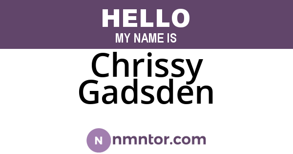 Chrissy Gadsden