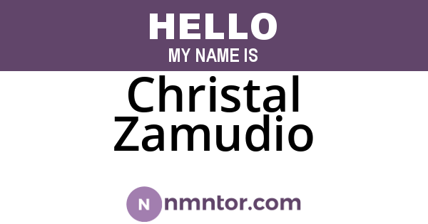 Christal Zamudio