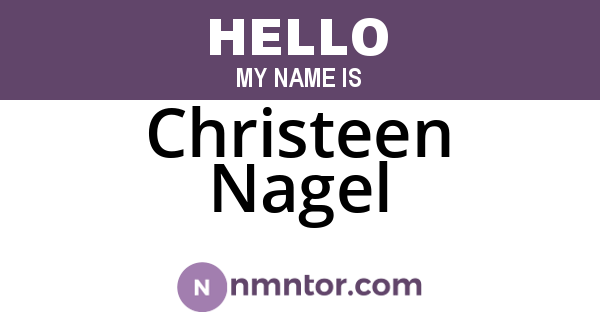 Christeen Nagel
