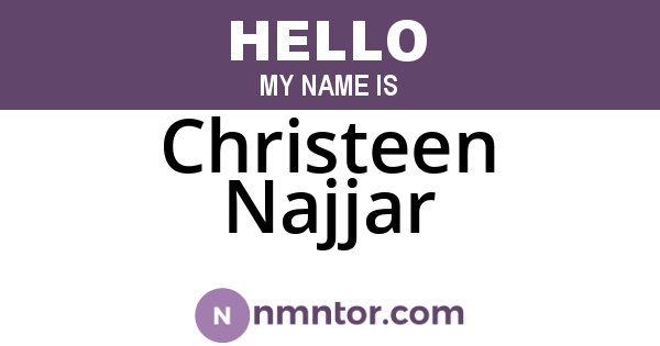 Christeen Najjar