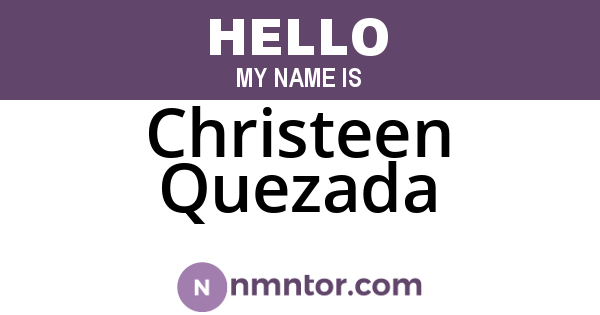 Christeen Quezada