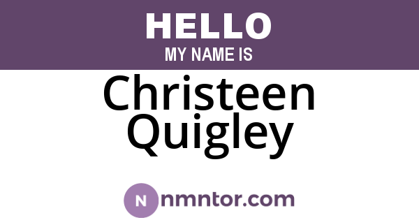 Christeen Quigley