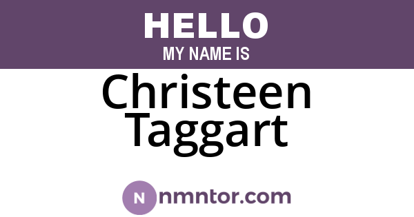 Christeen Taggart