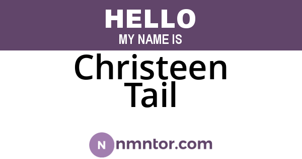 Christeen Tail
