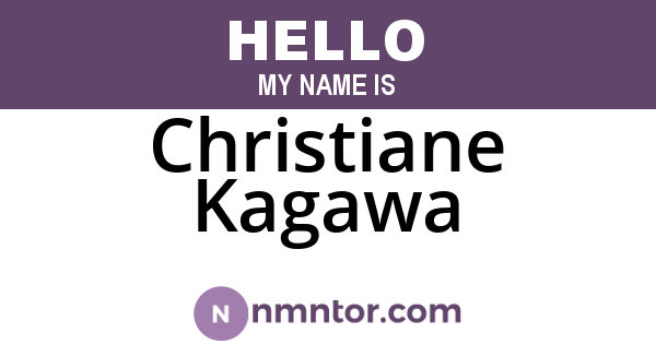 Christiane Kagawa