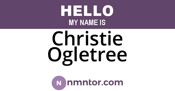 Christie Ogletree