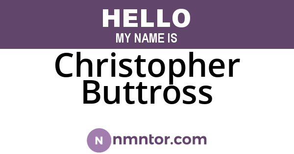 Christopher Buttross