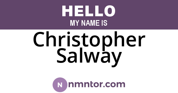 Christopher Salway