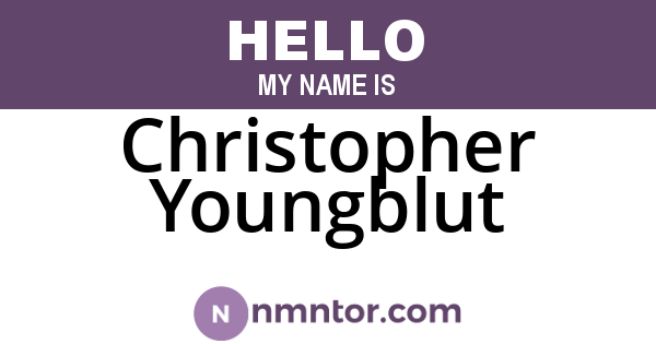 Christopher Youngblut