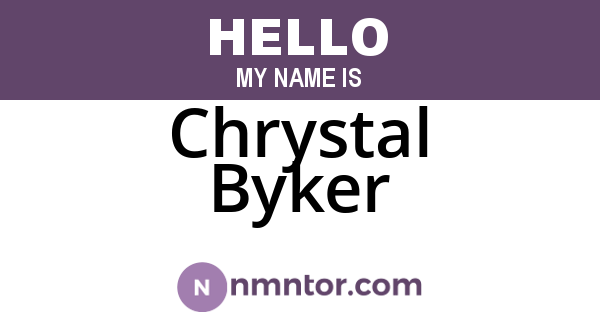 Chrystal Byker