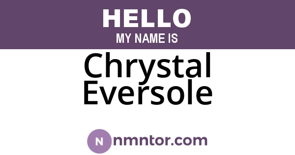 Chrystal Eversole