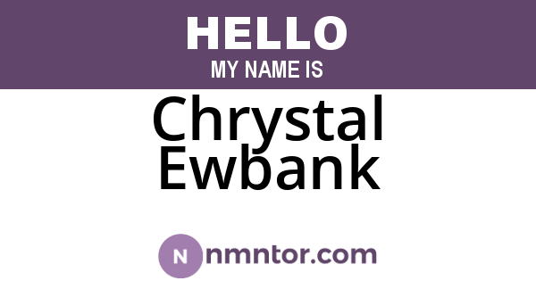 Chrystal Ewbank