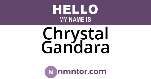 Chrystal Gandara
