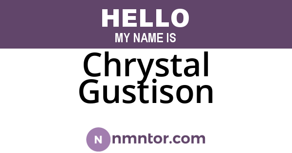 Chrystal Gustison