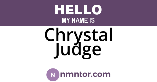 Chrystal Judge