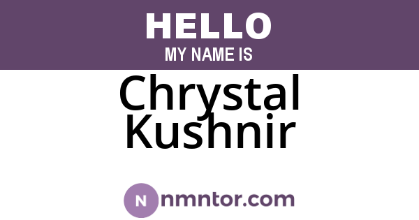Chrystal Kushnir