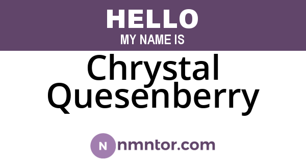 Chrystal Quesenberry