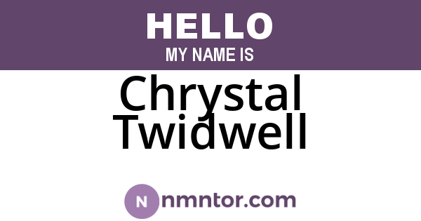 Chrystal Twidwell