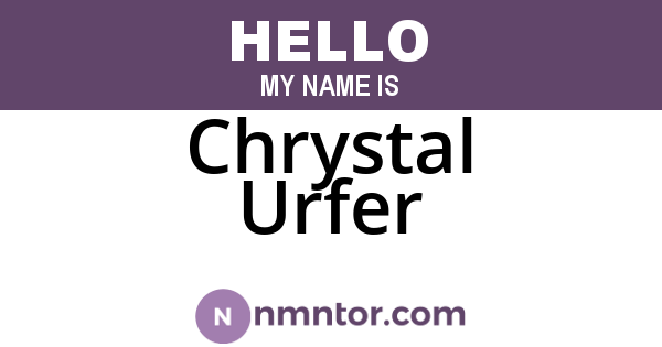 Chrystal Urfer